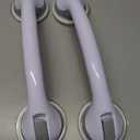 Shower Grab Bar, Suction Grab Bars for Shower, 2 Pack 16 Inch Shower Handles for Elderly Suction, Bathroom Grab Bars for Seniors, Shower Grab Bars Suction Heavy Duty, Waterproof No Drilling
