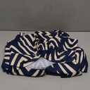 Womens Summer Jumpsuits Dressy Sexy V Neck Twist One Piece Outfits Sleeveless Casual Wide Leg Long Pant Rompers (Large, Navy Blue # Print)