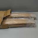 LazBlinds No Drill Cordless Roman Shades for Windows, 33" W x 48"H, Natural