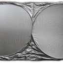 TMAX Car Windshield Sunshade - Large, 210T Reflective Polyester, Blocks Heat and Sun, Foldable Sun Shield that Keeps Your Vehicle Cool (62 inches x 34 inches)