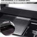 G515-00B8-W1 Warming Rack Replacement for Charbroil Grill Parts 3 4 5 Burner Tru-Infrared Commercial 463244012 Top Grates 463257110 Warm Shelf Classic 463215513 463215515 463270912 Upper Rack