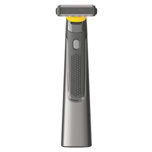 MicroTouch SOLO Titanium, Rechargeable Beard & Body Razor that Trims, Edges, Shaves, and Grooms