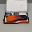 Electric Heated Plantar Insoles, Foot Warmers with Rechargeable Li-Ion Battery, Heavy Duty High Arch Inserts Outdoor Sports, Fatigue Reduce, L