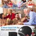 Bluetooth Beanie with a Light, Rechargeable Hat with 4 LED Headlamp & Headphones, Christmas Stocking Stuffers Gifts for Men