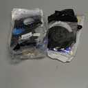 21st Birthday Decorations for Him Her, Blue Black Happy 21 Birthday Decorations for Men Women 21 Year Old Birthday Balloons Banner, Tablecloth, Fringe Curtains Hanging Swirls 21st Bday Party Decor