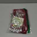 Ulico Christmas Stockings with Initials, 18 Large Embroidered Monogram Knit Christmas Stocking,Xmas Stocking for Kids, Holiday and Family Stocking for Fireplace or Party Decoration Red Letter G