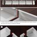 Baseboard Heater Covers, 4Ft DIY Size Baseboard Cover with Endcaps for Replacing Old Hydronic Hot-Water Baseboard Radiator Covers, Easy Slip-On and Rust Proof Baseboard Heat Front Cover for Home