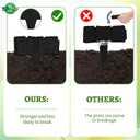 2026 New Edging for Landscaping - Garden Edging Border-4 in Tall-Plastic Stone Effect for DIY Landscape,Lawn&Flower Bed (Black, 40 Pcs)