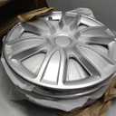 ECCPP 4PC Set 15 inch Silver Hubcap Wheel Cover OEM Replacement Full Lug Skin Durable - Modern & Stylish Auto Tire Replacement Exterior Cap - Snap On Hubcap - for 09-18 Toyota Camry Corolla