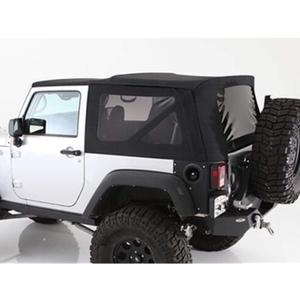 Black Diamond Soft Top with Tinted Rear and Side Windows Replacement for Wrangler JK 2 Door 2010-2017