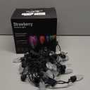 Minetom Smart C9 Christmas Lights Outdoor, 100 LED 99FT Christmas Color Changing Fairy Lights App Control, Music Sync, 105 Preset Modes, Connectable RGB C9 String Lights for House Indoor Xmas Decor