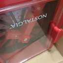 Nostalgia Popcorn Maker Machine - Professional Cart With 2.5 Oz Kettle Makes Up to 10 Cups - Vintage Popcorn Machine Movie Theater Style - Red & White