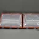 Lightdot 2 Pack 150W LED Wall Pack Lights, 100-277v Dusk to Dawn Photocell | 22500Lm(150Lm/W) 5000K IP65 Outdoor Exterior Lighting Fixture, Orange, ETL (Height:10~20ft)