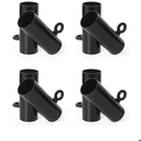 Aoneky 1 3/8'' Corner Slider Canopy Fitting Couplers Kit - Frame Carport Supportors - Side Corner Fitting (4pcs Set)