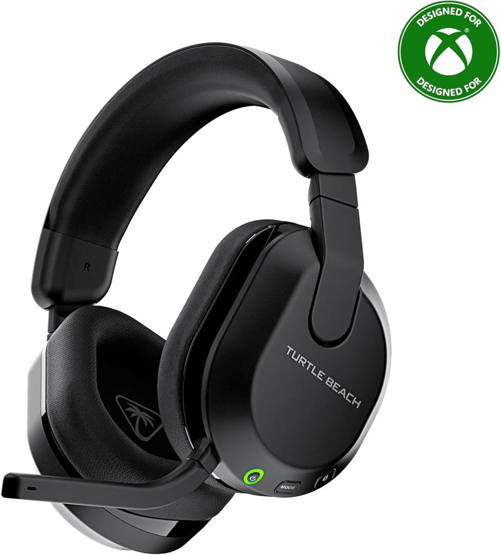 Turtle Beach Stealth 600 Wireless Multiplatform Amplified Gaming Headset for Xbox Series X|S, Xbox One, PC, PS5, PS4, & Mobile Bluetooth, 80-Hr Battery, Noise-Cancelling Mic Black