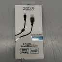 6 Foot Braided Nylon Micro Black Chrome USB Charge/Sync Cable