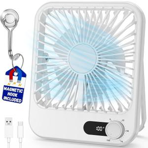 Portable Travel Fan for Cruise Approved, Cruise Essentials 2026 Rechargeable Fan100 Speed Wind Adjustable, Small Travel Essentials for Hotel Beside Sleeping Cruise Ship Essentials Cruise Must Haves (White)