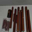 Coat Rack, Freestanding Coat Rack with 8 Hooks and 3 Adjustable Size Tree Coat Racks for Bedroom, Hallway, Entrance, Office, for Hats, Coats, Scarves, Handbags (1 PC, Brown)