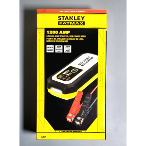 Stanley FatMax 1200A, Lithium Jump Starter with 15 Watt USB-A and USB-C Power