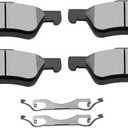 SCITOO D1047 Front Ceramic Brake Pads Sets Fit For Ford For Escape 2005-2012,For Mazda Tribute 2005-2006 2008-2010,For Mercury Mariner 2005-2011