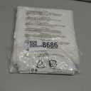 AKOAK 100 Pcs/Set 13 x 13cm/5.1 x 5.1inch Disposable White Waterproof Umbrella Cover - Thick, Long, Automatic, Machine Dedicated