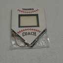 1 Pc Baseball Sofball Coach Signable Picture Frame Thanks Coach Gift Baseball Sofball Gift Photo Frame from Team Coaches Appreciation Home Plate Plaque (White)