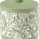 Avanti Linens Accessories Bathroom Essentials, Jar, Green