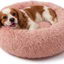 nononfish Soft Dog Bed for Small Dogs,Cozy Calming Donut Pet Bed Soft plush calming bed designed for comfortable sleeping,resting and relaxing. Size: 30 inches