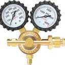 BETOOLL Nitrogen Regulator with 0-800 PSI Delivery Pressure Equipment Brass Inlet Outlet Connection Gauges