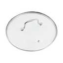 Wealrit 11 Inch Skillet Pan Lid Tempered Glass Universal Pot Lid with Stainless Steel Handle and Rim, Pot Accessories for Frying Pans, Pressure Cooker; Steam Vented Cover, Dishwasher Safe