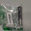 Hiorucet 30004175K, 0004342, 0005854 Black Wooden Stove Handle Replacement for Vermont Castings Gas, Coal & Wood Models, Wooden Black Fallaway Handle Assembly (Black Wood with Brushed Nickel Nub)