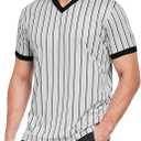 FitsT4 Sports Basketball Officials Grey Wrestling V-Neck Performance Referee Shirt Ref Jersey Uniform (Small)