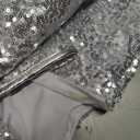 LOLANTA Girls Sequins Dance Clothes Dress 8-9 Yrs Sparkle Hip Hop Jazz Dance Outfit, Sleeveless Top and Shorts