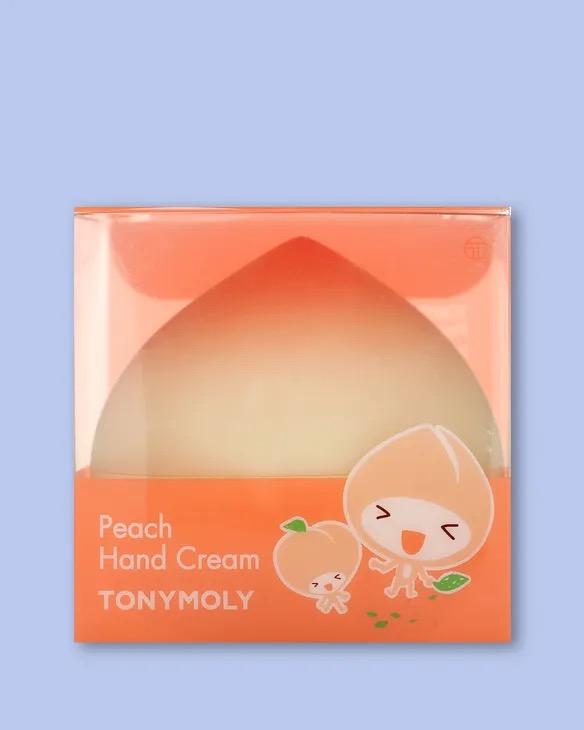 TONYMOLY Peach Hand Cream  Moisturizing & Nourishing Korean Skincare for Dry Hands, Shea Butter & Peach Extract, Anti-Wrinkle, Lightweight, 1.05 oz