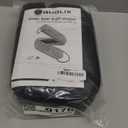 QUOLIX Triangle Under-Door Draft Stopper, 32" Noise Blocker, Weighted Weather Stripping, Gray Cotton & Polyester, Multi-Function Noise & Light Blocker, Black