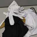 Geyoga Nun Costume Accessory Set Nun Headpiece Collar Cross Pendant Necklace Knee Thigh High Socks for Halloween Cosplay Party