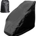 Massage Chair Cover XL Protector,Full Body Zero Gravity Chair Covers, Cover for Massage Chair,Shiatsu Massage Recliner Chair dustproof Cover,Covers for pet,cat and Dog Scratch Proof (Black)