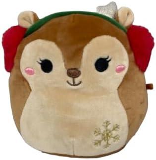 Squishmallows Official KellyToy Christmas 2023 - Choose 5-inch or 8-inch (Darla Fawn Reindeer, 5 Inch), SQXM23