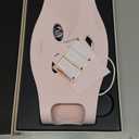 LED Face Mask Light Therapy, 4 Modes Portable Red Light Therapy for Face, 2000mAh Rechargeable Remote, Blue, Orange, 850NM Infrared & Red Light Mask, 400 LEDs, Timing Function, at Home & Travel (PINK)