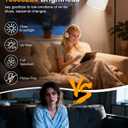 VOLISUN Full Spectrum Light Bulb 10000 Lux, 4000K-6000K Natural Sunlight Bulbs, Adjustable Color/Brightness/Timer, 1500LM, 21W Natural Light Bulbs E26/E27 for Floor Lamp