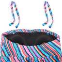 FULLFITALL Women Plus Size Tankini Swim Top Swimwear Bathing Suit Tank Top Bandeau (No Bottom) (Tk536-004)