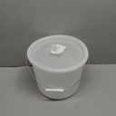 DMI Bedside Commode Replacement Bucket with Lid & Handle, Easy to Clean, Durable or Sturdy, Holds up to 12 Quarts, Universal Pail Chair
