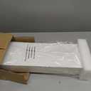 24" Floating Shelves for Wall, Wall Mounted Wood Shelves for Bathroom, Bedroom, Living Room, Kitchen, Hanging Shelf with Invisible Brackets for Storage,Books,Home Decor (White,Set of 2)