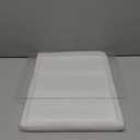 Glass Gaming Mouse Pad, Professional Artisan 350 * 260 * 3.2mm Large White Mousepad Provides Improved Precision and Speed for Gaming (Clear)