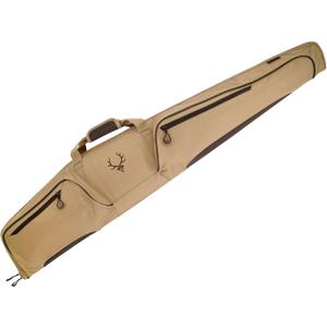 Evolution Outdoor Hill Country Rifle Case 54 in., Khaki, Brown, Hunting Gun Case, Soft Rifle Case fits Scoped Rifles, Fleece Lining, Front Accessory Pockets