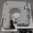 Sewing Machine for Beginners with Extension Table Mini Sewing Machines Kit Supplies 12 Built-in Stitches with Needles Assorted Thread Kit Starter Kit Easiest for Adult and Kids Ages 8-12 Easy Sewing (White and Blue)