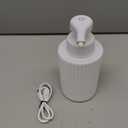 Automatic Soap Dispenser Foaming Touchless: 9oz White Plastic - Rechargeable Electric Smart Auto Foam Soap Dispenser - Hand Dish Bathroom Kitchen