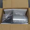 6 Inch Hooded Wall Vent with Screen and Damper,6 Inch Wall Exhaust Vent Cover Dryer Ventilation Cap Exterior for Kitchen Range Hood Air Exhaust, External Extractor w/Non Return Flap, Galvanized Steel (Black)