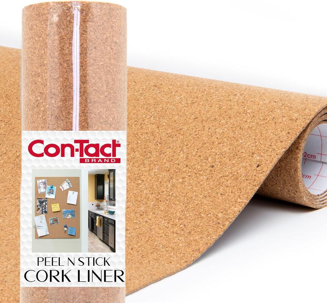 Con-Tact Brand Cork Roll, Self-Adhesive, 12" x 4'