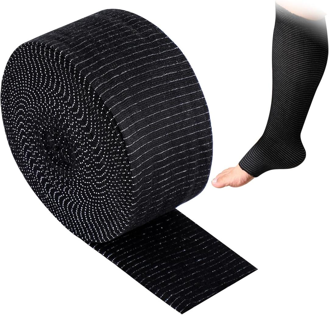 Tubular Bandages Elastic Support Bandage 3in X 26ft Washable Sport Bandage Side D Cotton Wound Dressing Sprain Bandages for Dressing Retention Wet Dry Wrapping